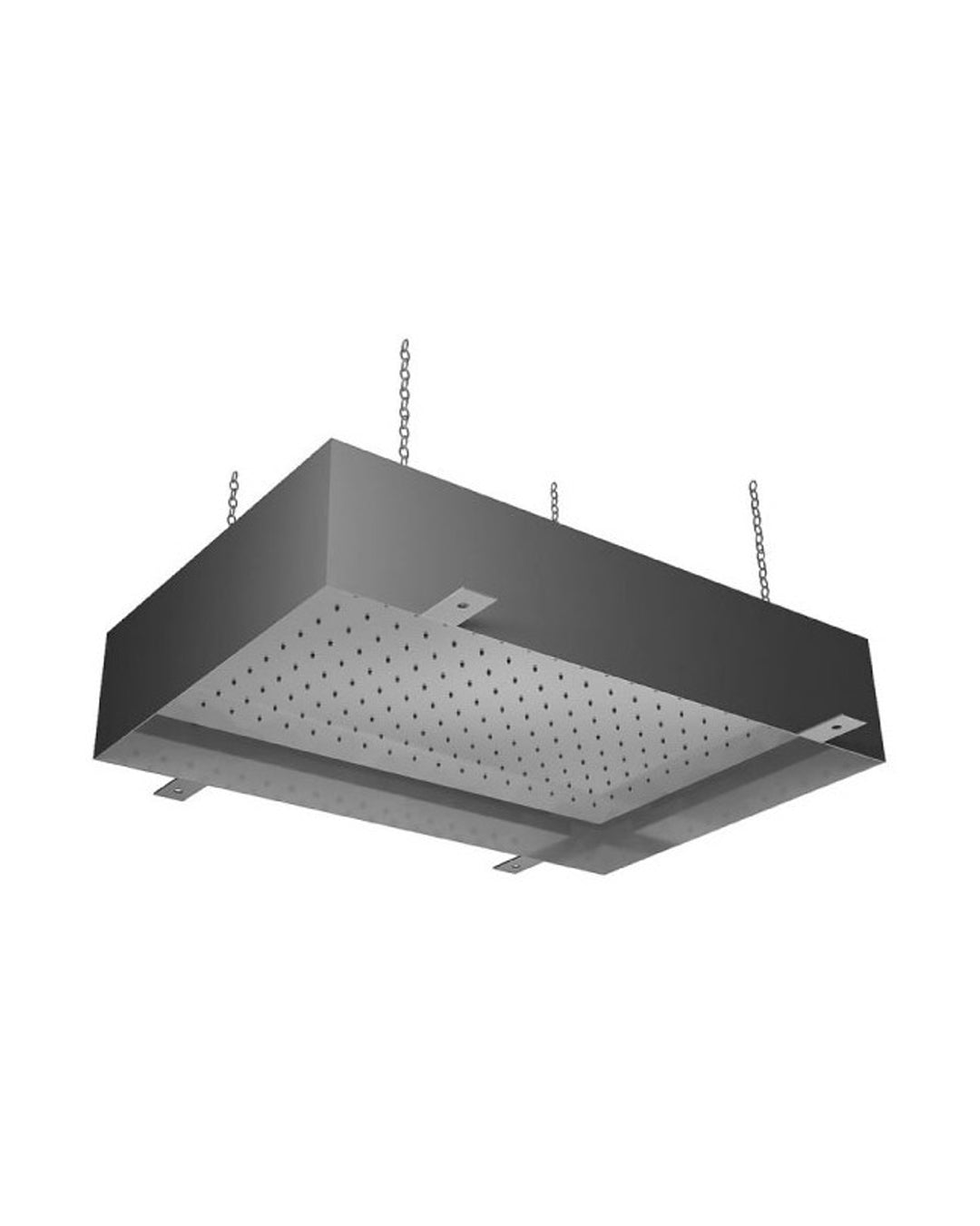 Antonio Lupi - Meteo2 BL Soffione a incasso a soffitto con LED 52x35 Acciao Inox Bianco