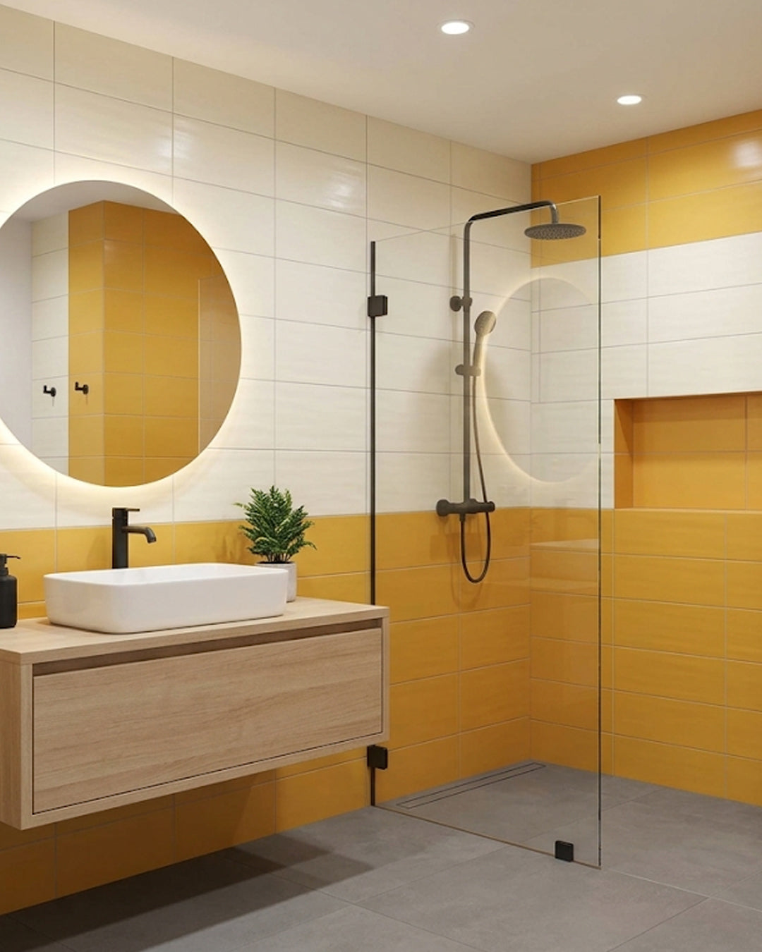 Marazzi Cloud Curry 20x50 rivestimento lucido
