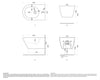 Ceramica Cielo Mare bidet sospeso bianco design moderno