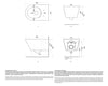 Ceramica Cielo Mare vaso sospeso Rimless wc senza brida bianco