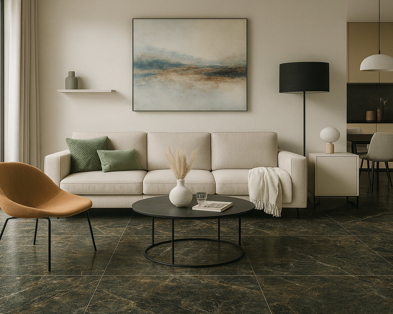 Marazzi Allmarble Verde Borgogna piastrella gres effetto marmo 60x120