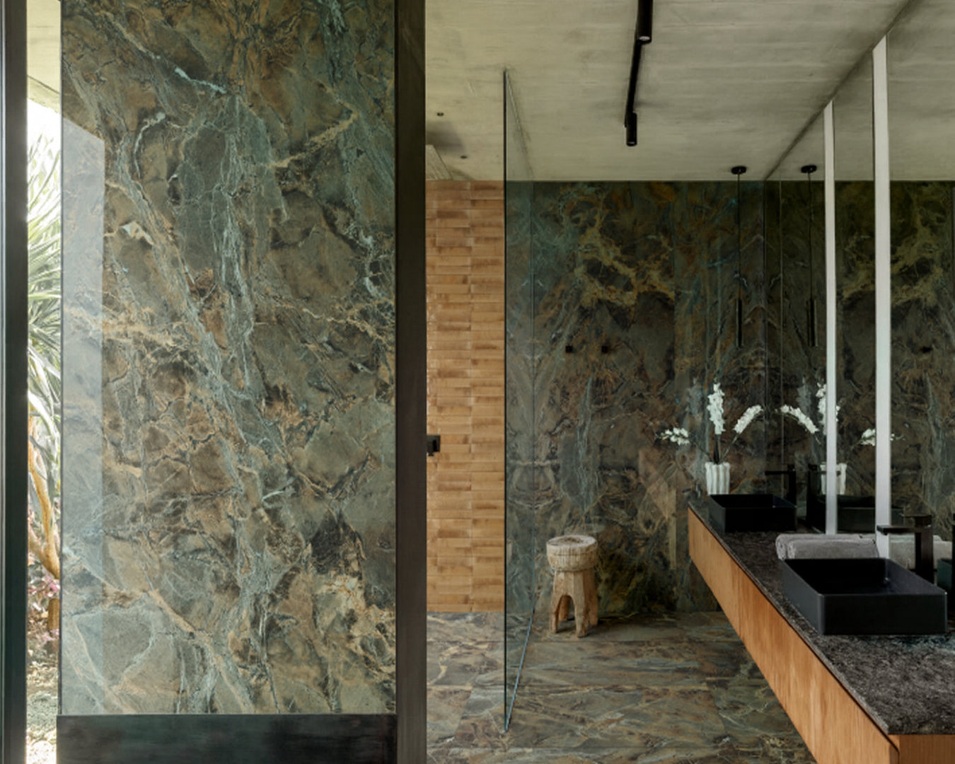 Marazzi Allmarble Verde Borgogna piastrella gres effetto marmo Lux 60x120