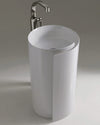 Lavabo freestanding Flaminia Monoroll con scarico a pavimento