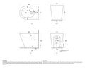 Ceramica Cielo Mare bidet a pavimento filo parete bianco