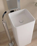 Lavabo freestanding Flaminia Monowash con scarico a pavimento
