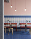 Mutina Margherita Mattonella 20,5x20,5 cm Double Blue