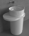 Lavabo freestanding Flaminia Norma 70x50 con scarico a pavimento