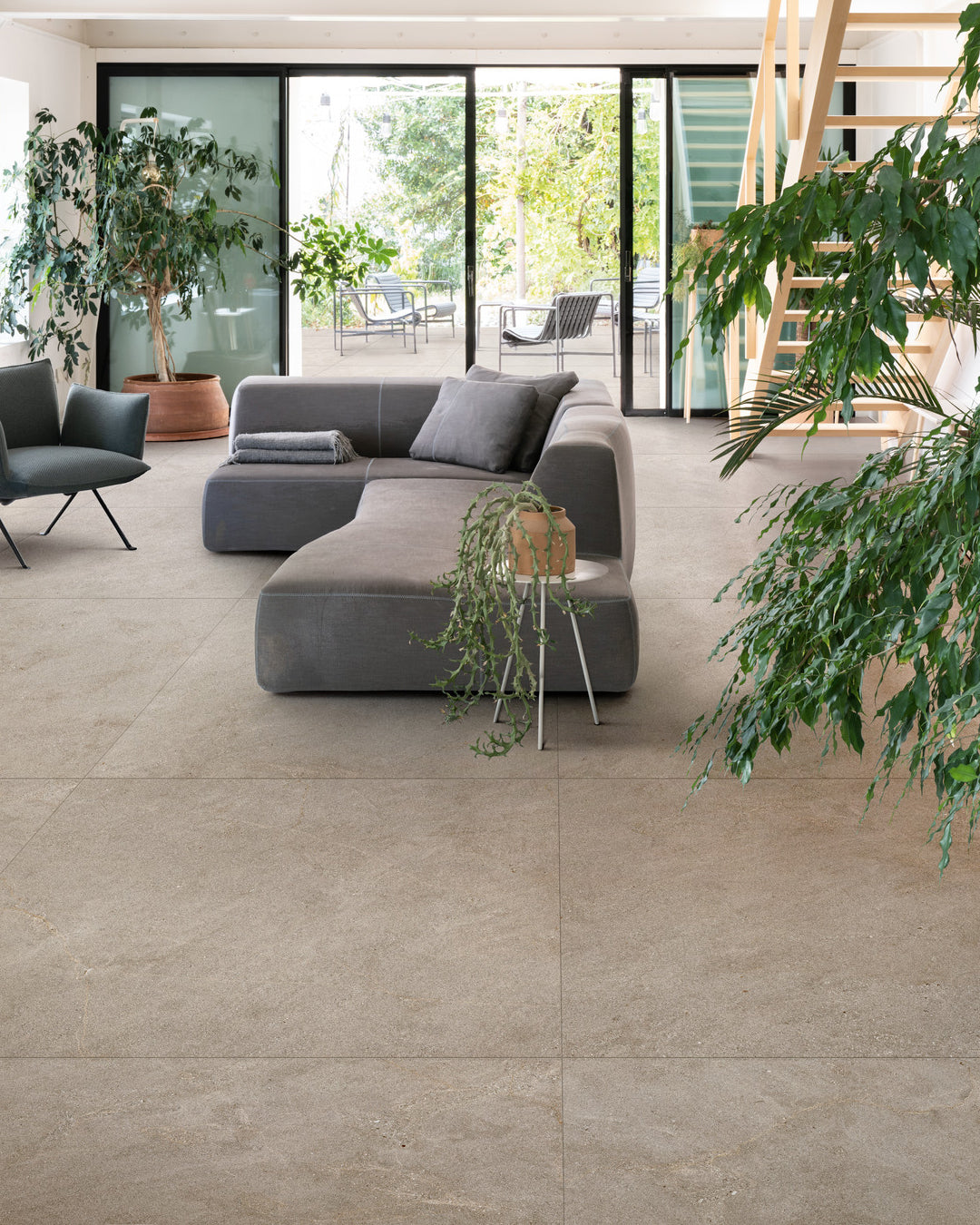 Marazzi Naturalia piastrella Beige 100x100 cm effetto pietra