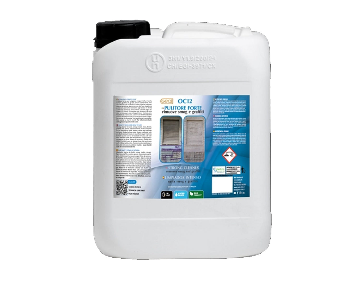 Geal OC12 pulitore forte per smog e graffiti 5 L