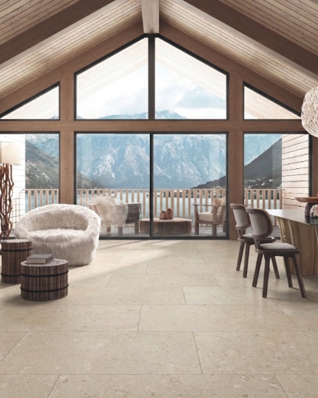 ABK Poetry Stone Trani Beige 60x120 beige naturale rettificato