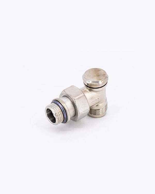 Detentore a squadra Pettinaroli cromato 1/2" x 16 mm