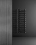 Antrax Rabbit 13 scaldasalviette 105,2x43,5 cm nero opaco