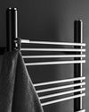 Antrax Rabbit 13 scaldasalviette 105,2x43,5 cm nero opaco