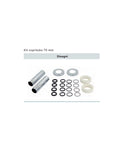 Kit copritubo 70 mm Cromo per termoarredi e scaldasalviette