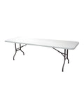 MOIA Tavolo pieghevole 180x75 cm bianco da giardino