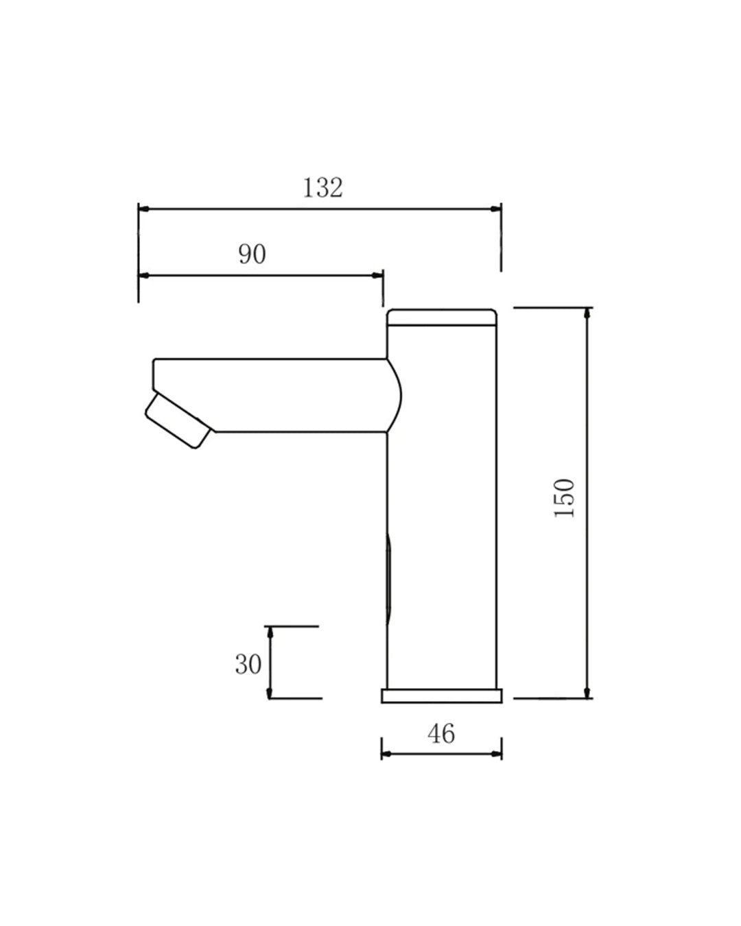 Thermomat – Rubinetto elettronico Hybrid cromato da appoggio lavabo