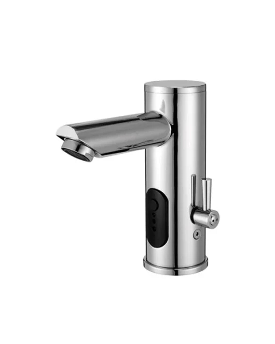 Thermomat – Rubinetto elettronico miscelatore Hybrid cromato da appoggio lavabo