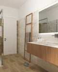 FAP Roma Calacatta Piastrella 25x75 cm effetto marmo matt