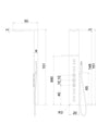 SFA Kinedo Easy Shower Colonna doccia bianca