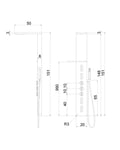 SFA Kinedo Easy Shower Colonna doccia bianca