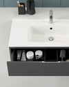 Mobile bagno Qubo2 Hafro Gruppo Geromin finitura Ares Grigio