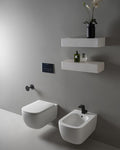 Flaminia Play vaso sospeso GoClean bianco