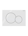Geberit - Sigma01 Placca di comando bianca per WC a due quantità - 115.770.11.5