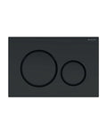 Geberit - Sigma20 Placca di comando per WC a due quantità nero - 115.882.16.1
