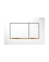Geberit -Sigma30 Placca di comando per WC a due quantità bianco oro - 115.883.KK.1