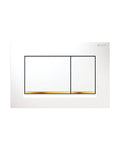 Geberit -Sigma30 Placca di comando per WC a due quantità bianco oro - 115.883.KK.1