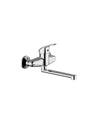 Teorema Golf Plus Miscelatore lavello a parete cromato