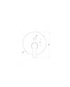 Teorema Good-Life Leva e disco deviatore miscelatore vasca/doccia 188 mm cromato
