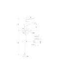 Teorema Sonic Miscelatore lavabo con scarico automatico cromato
