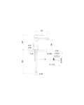 Teorema XS Miscelatore lavabo con scarico automatico cromato