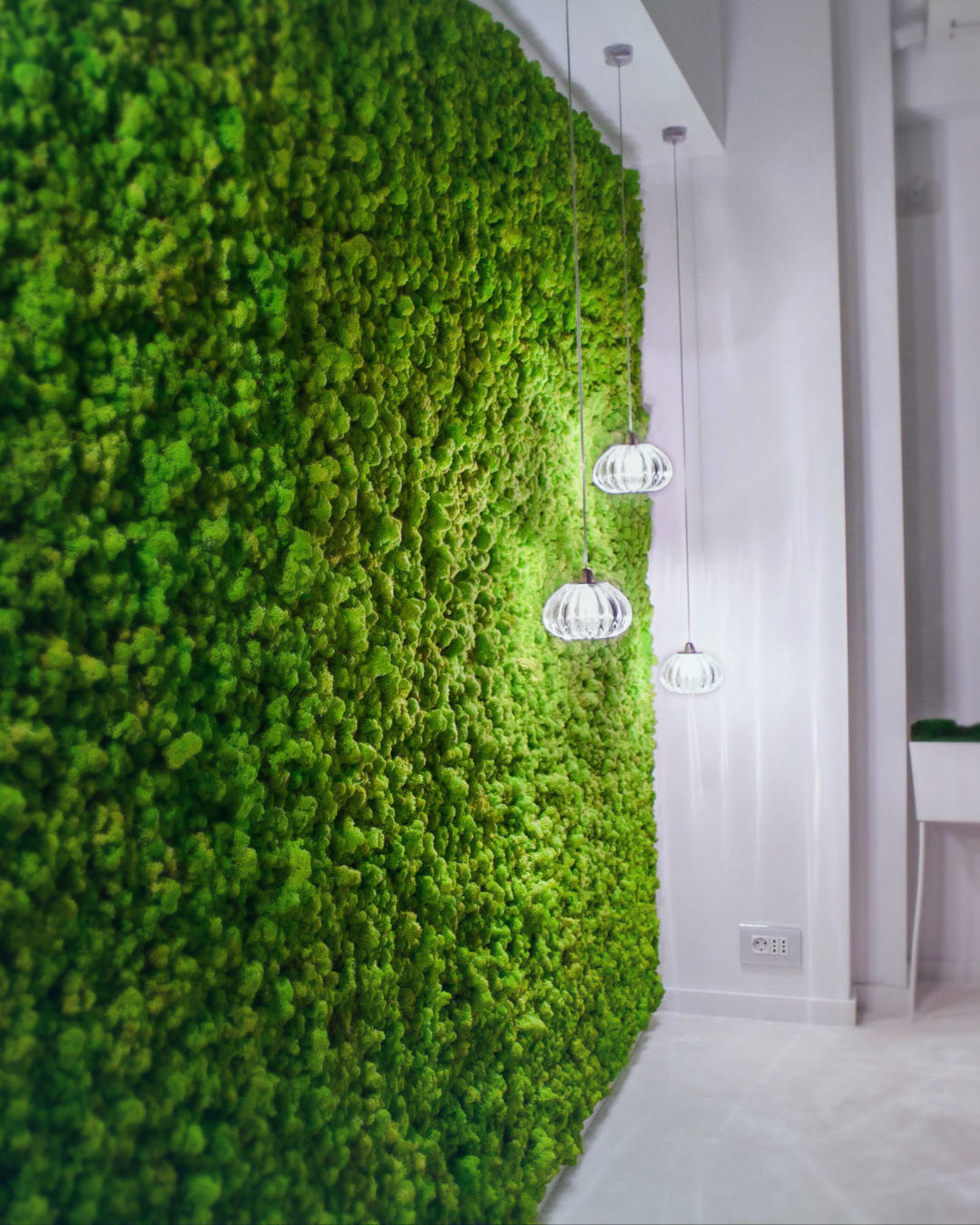 Verdeprofilo MOSSwall pannello muschio stabilizzato wasabi