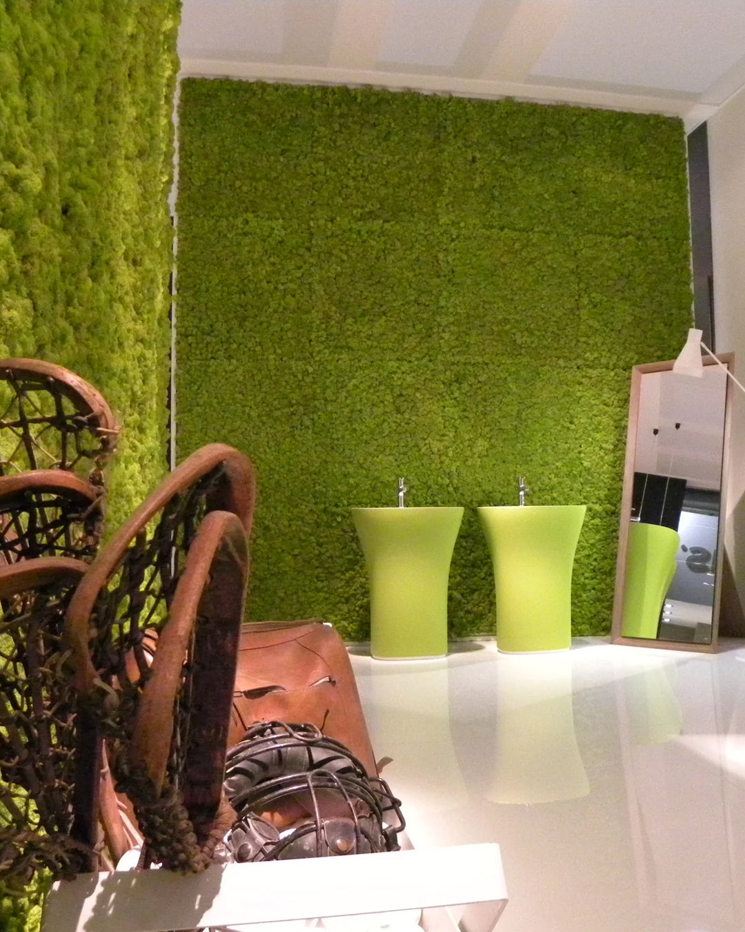 Verdeprofilo MOSSwall pannello muschio stabilizzato wasabi