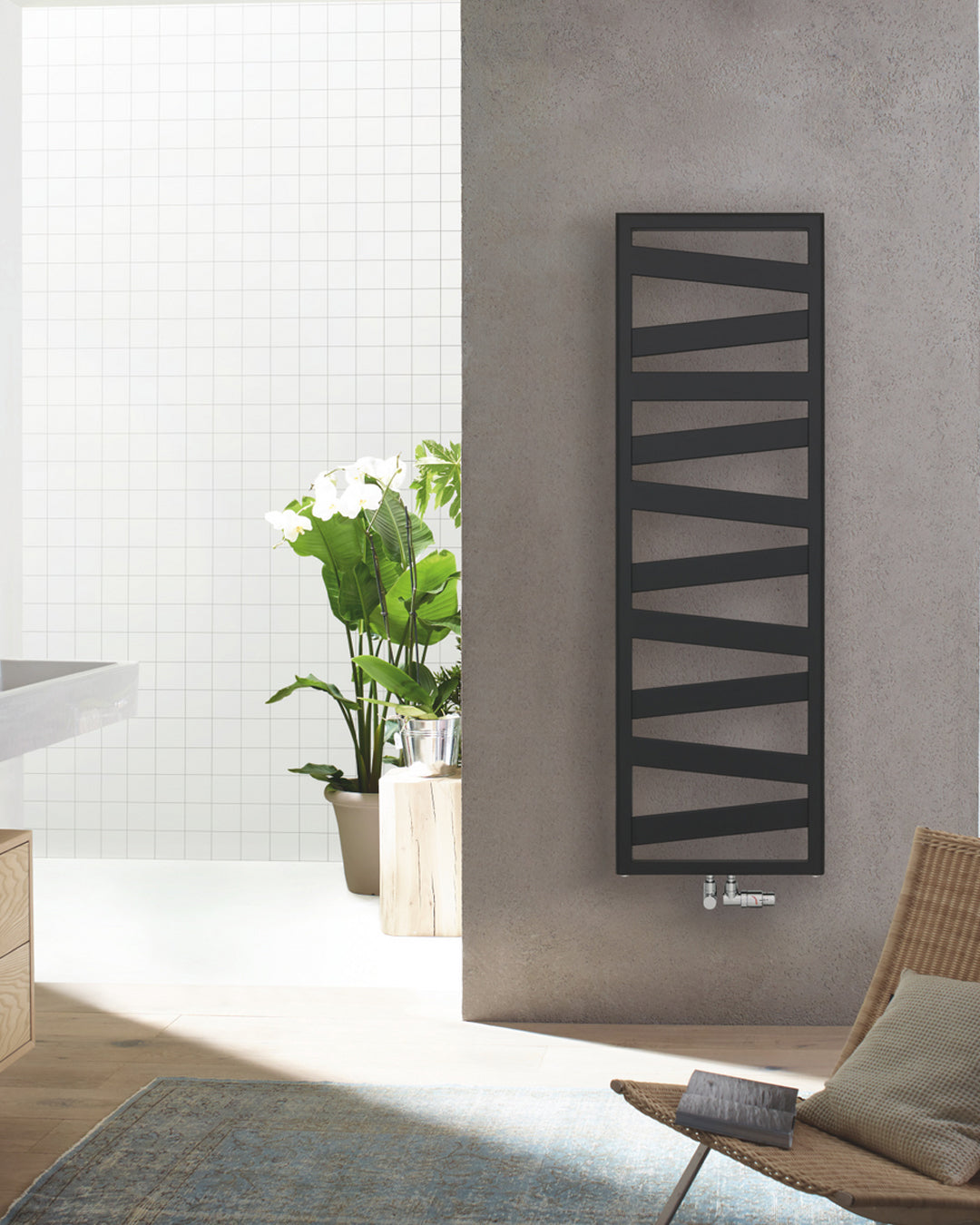Zehnder Ribbon Termoarredo 1266x500 mm bianco