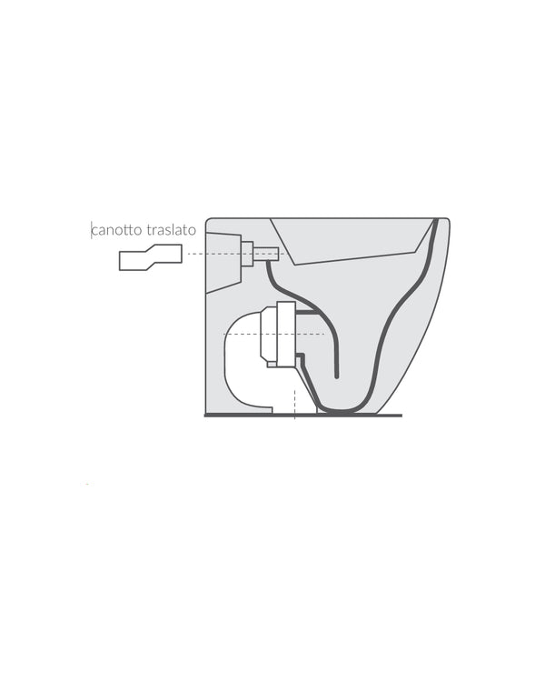 Canotto traslato per vaso h 36-34 cm