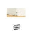Clip per battiscopa 70 × 16 mm bianco