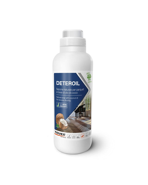 Tover Deteroil sapone naturale parquet olio di cocco 1lt