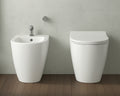 Galassia Dream kit vaso e bidet a pavimento con copriwater slim