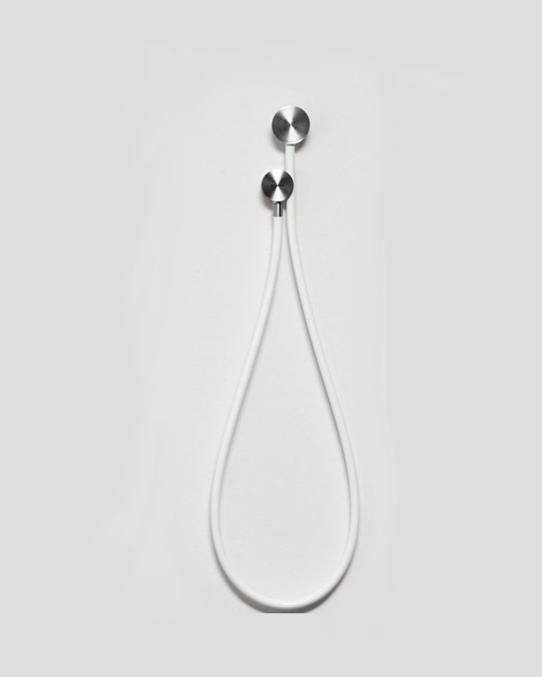Antonio Lupi Filtro doccetta acciaio inox flessibile silicone bianco