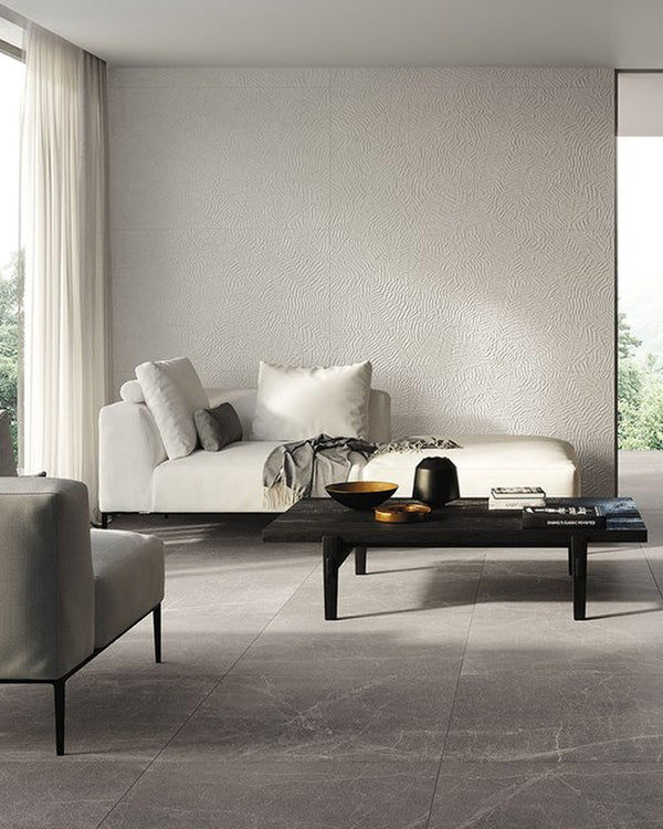 FAP Bloom Piastrella 80x160 cm Star White 3d effetto cemento
