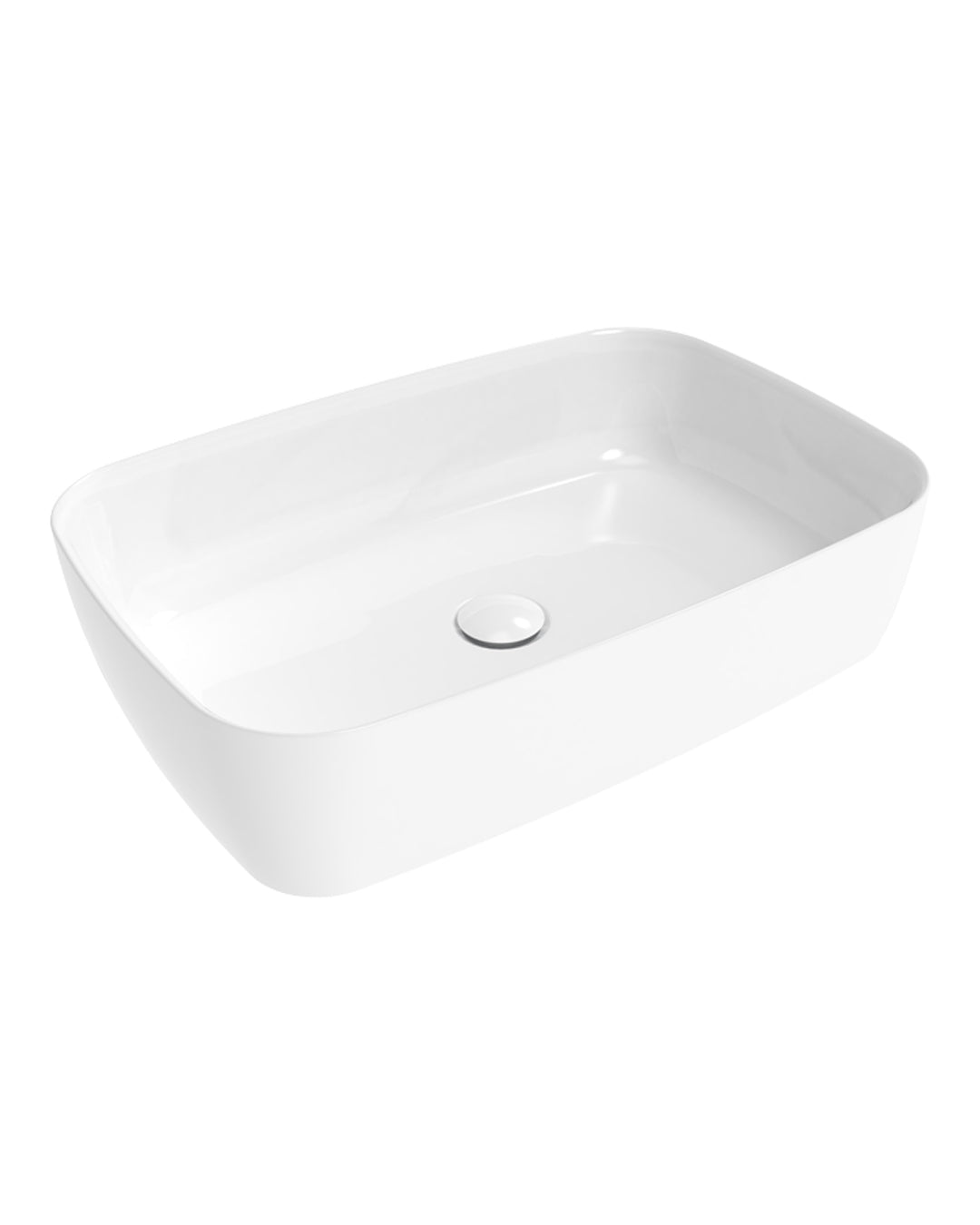 Flaminia Play lavabo da appoggio bianco lucido 62x42