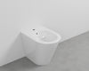 Ceramica Cielo Mare bidet a pavimento filo parete bianco