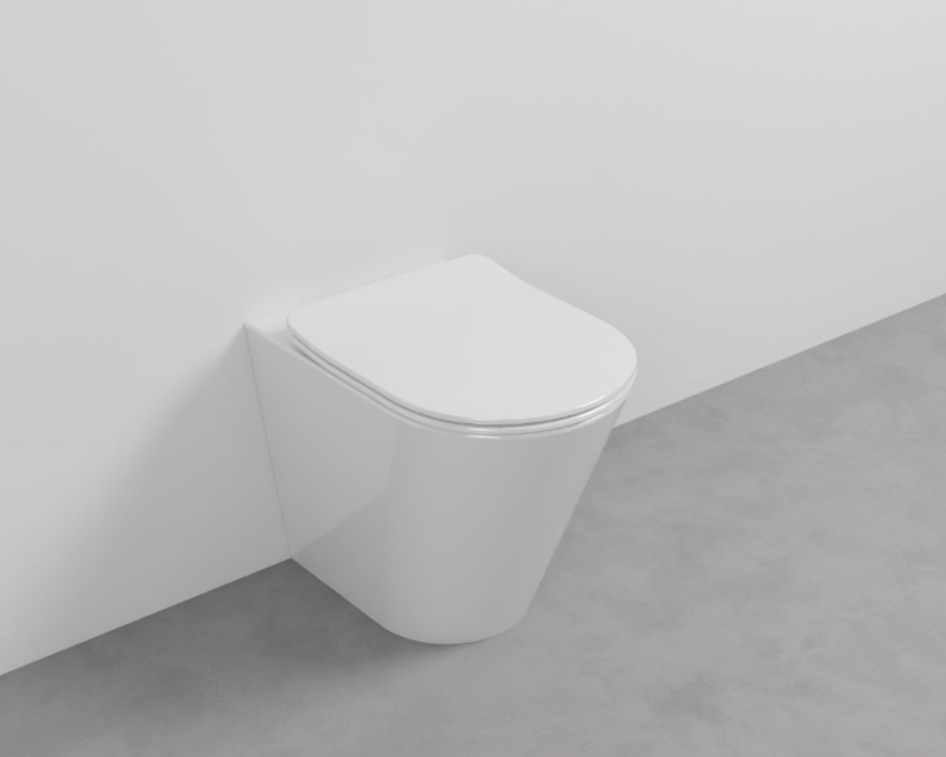 Ceramica Cielo Mare vaso a pavimento filo parete Rimless bianco