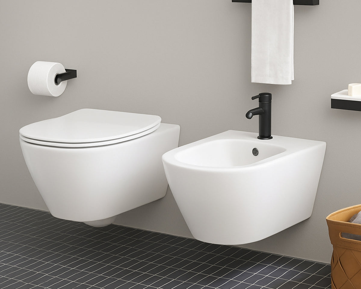 Ceramica Cielo Mare vaso sospeso Rimless wc senza brida bianco