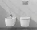 Galassia Meg 11 Pro kit vaso e bidet sospesi con copriwater slim soft close bianco matt