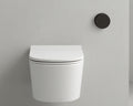 Galassia Meg 11 Pro kit vaso e bidet sospesi con copriwater slim soft close bianco matt