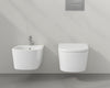 Galassia Meg 11 Pro kit vaso e bidet sospesi con copriwater avvolgente soft close